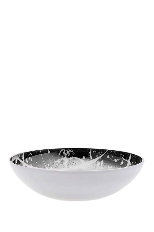 Flat Glass Bowl with Splashes, 32cm