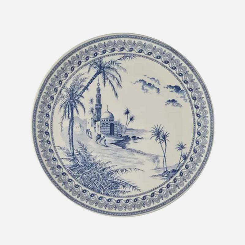 Blue Mismatched Cake Plate ( Ø 30 cm )