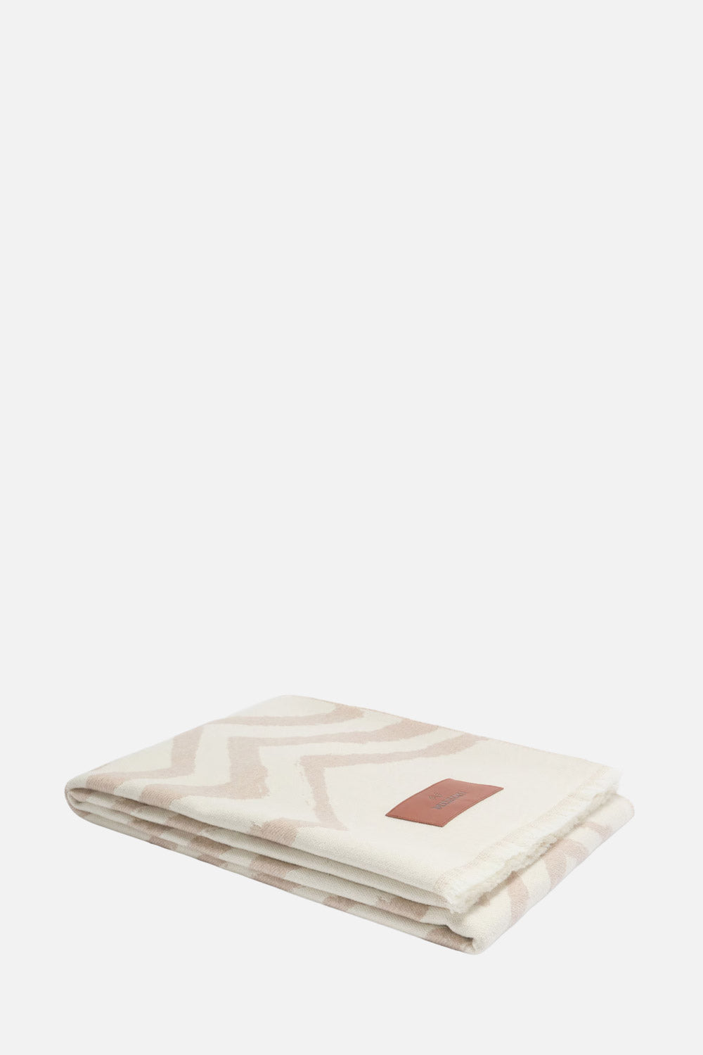 Graffiti Plaid in virgin wool 135x180 cm with chevron pattern