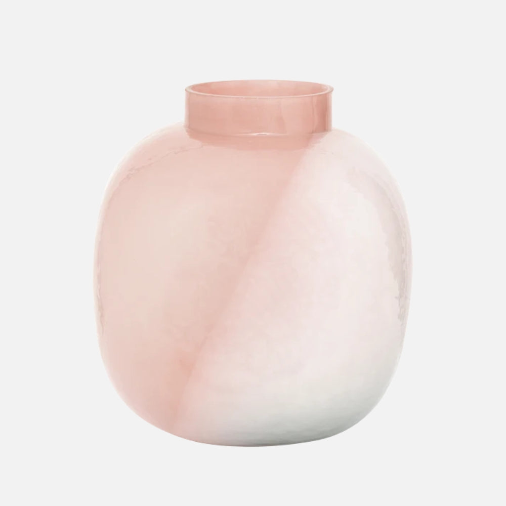 Riva Handmade Glass Vase – Rose Dawn