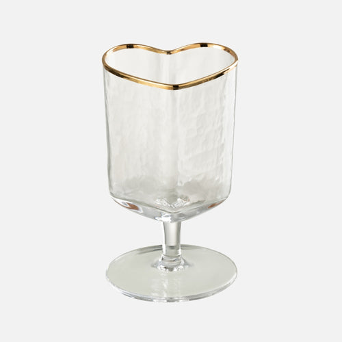 Heart Wine Glass – Romantic Glassware