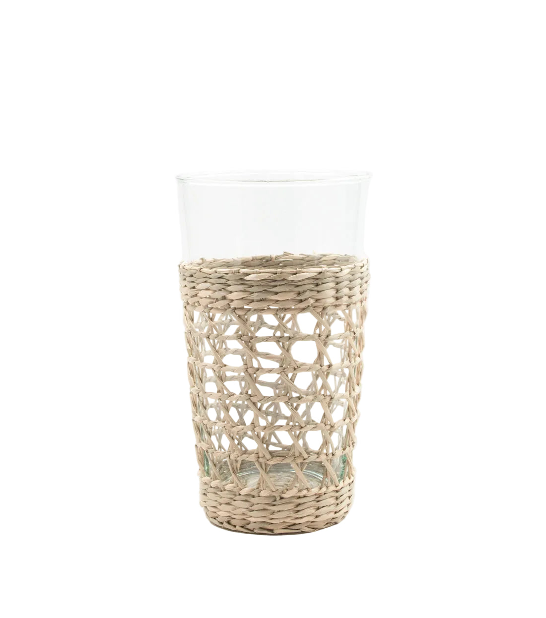 Rattan Cage Highball Glass
