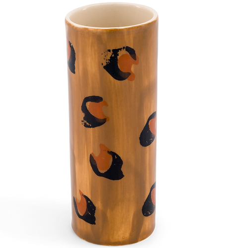 Domino Pot – Large Model, Leopard Pattern