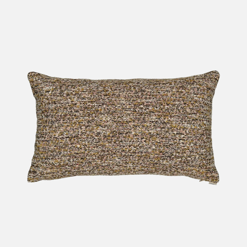 Carino Brown & Green Tweed Effect Cushion (50 x 30 cm)