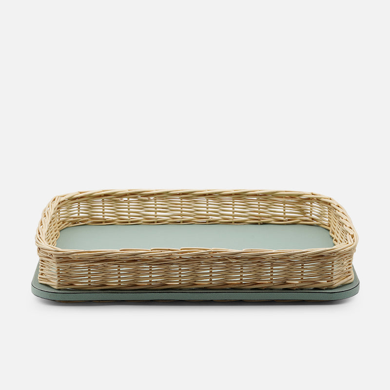 Orsay Rectangular Tray, Mint, 46x34cm