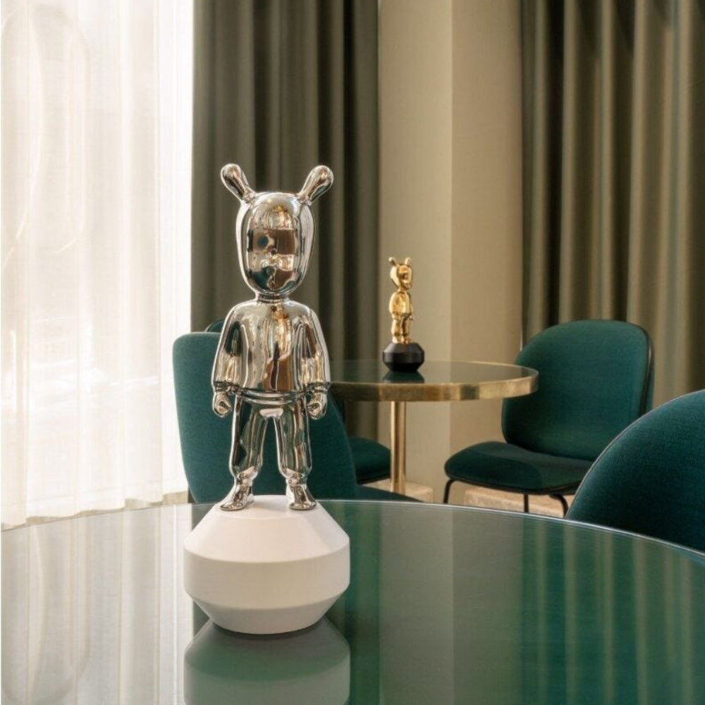 The Silver Guest Figurine. Small Model.