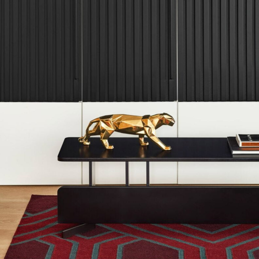 Panther Sculpture Golden