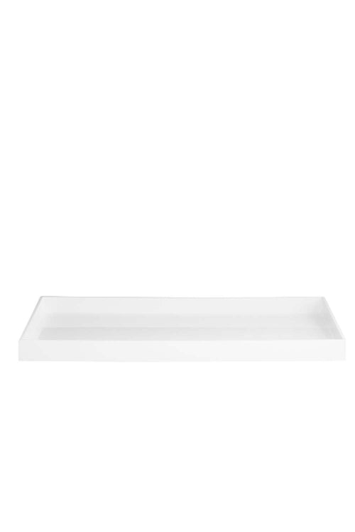 LUX Lacquer Tray, White, 60x40x4cm