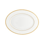 Le Verrier Gold Oval Platter, 36cm