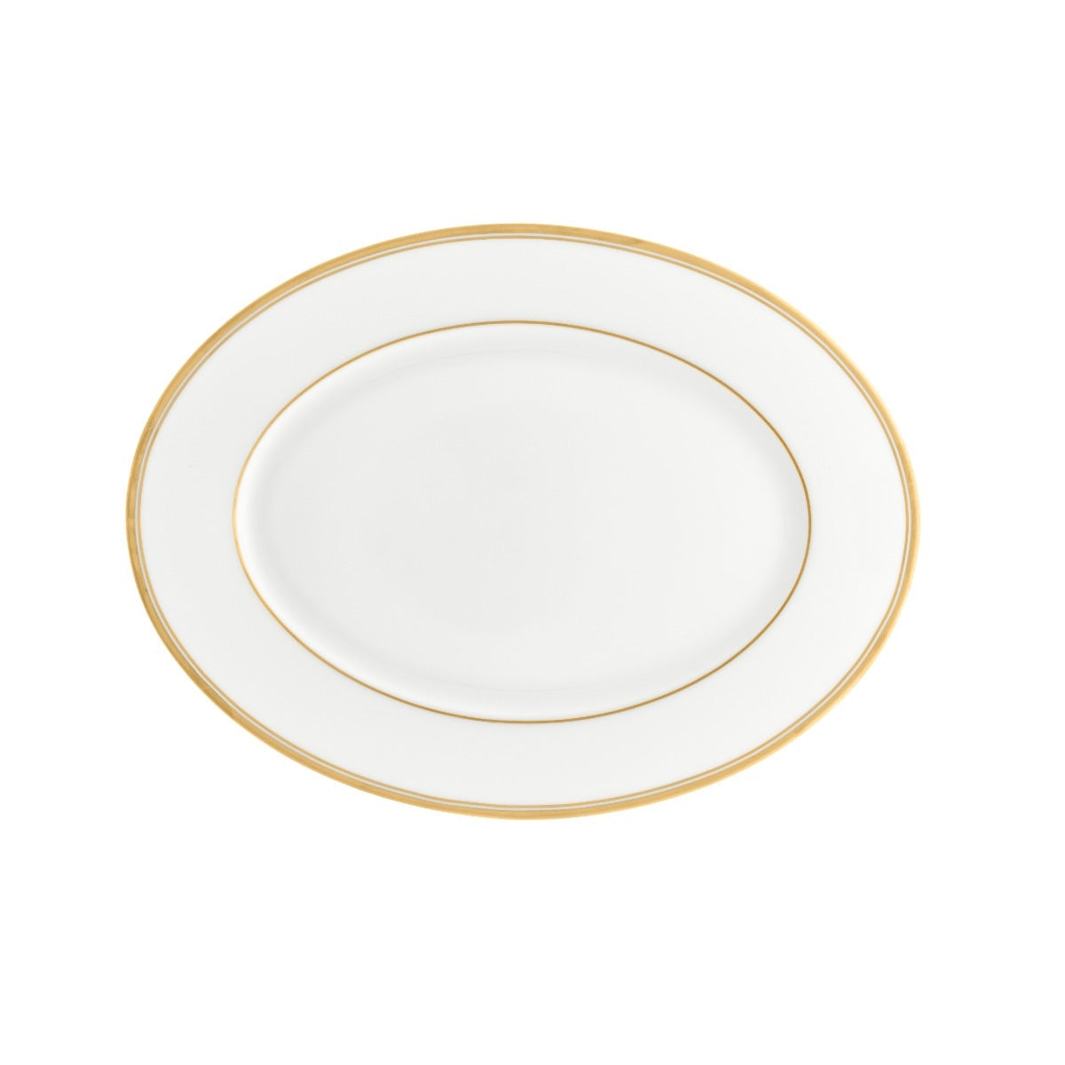 Le Verrier Gold Oval Platter, 36cm