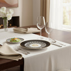 طبق موزاييك دي بعلبك للحلويات/السلطة 22 سم