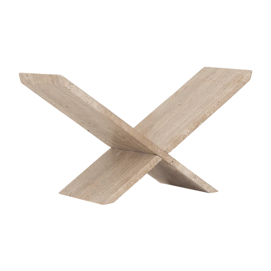 Travertine Handmade Bookbed – Natural
