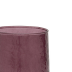 Recycled Glass Tumbler – Hammered Fudge