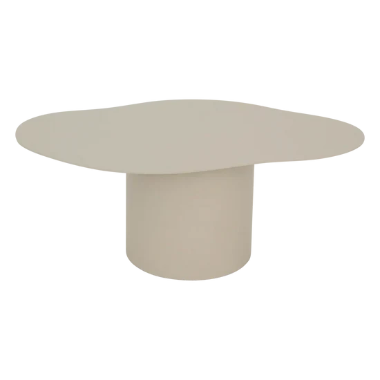 Siro Handcrafted Iron Coffee Table – Almond Milk