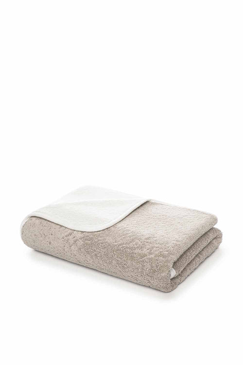 Bicolore Bath Towel, Fog, 70x140cm