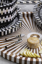 Lyra Inlay Tray – Handcrafted Decorative Serving Tray