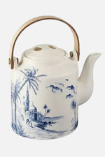 Japanese Teapot - Blue Mismatched