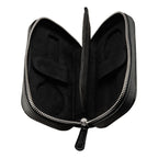 حافظة ساعة فيليب من قطعتين بسحاب - أسود