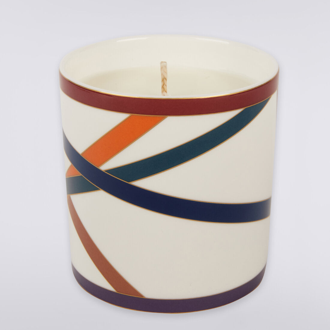 Missoni Nastri Scented Candle in Porcelain – Multicoloured