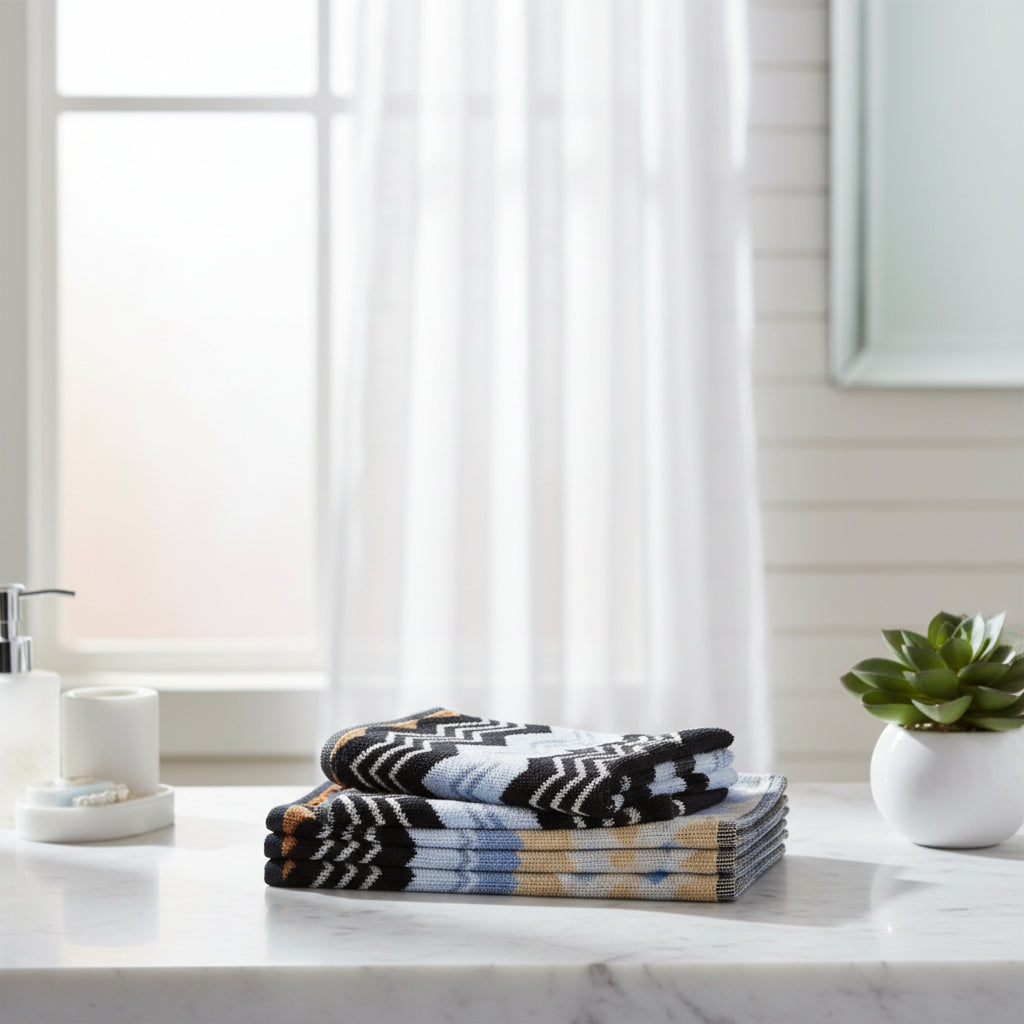 Missoni Giacomo Face Towels 6-Piece Set – 30x30 cm