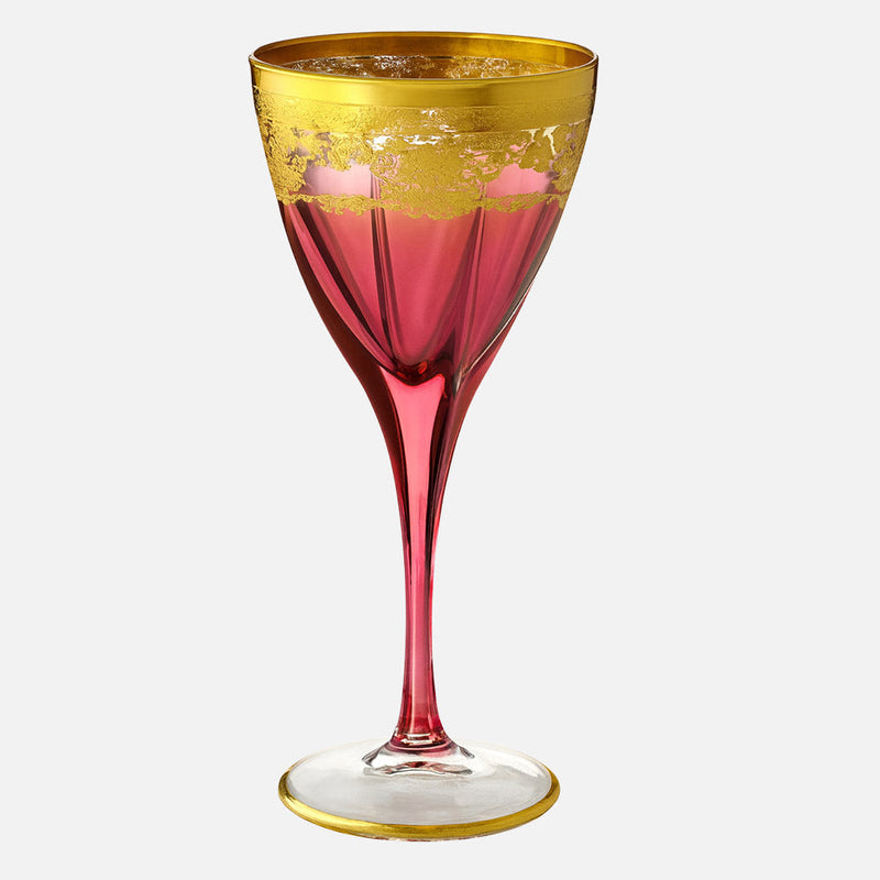 Rainbow Fusion Wine Glass, Set of 6
