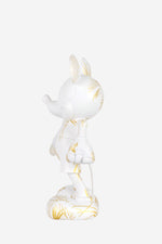 Star Style Mickey Small Figurine - White/Gold