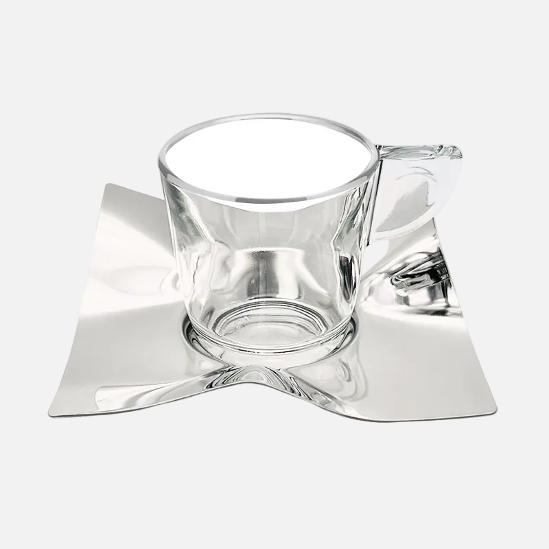 Carissa coffee cup Silver 11Cm