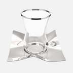 Carissa tea cup Silver 11Cm