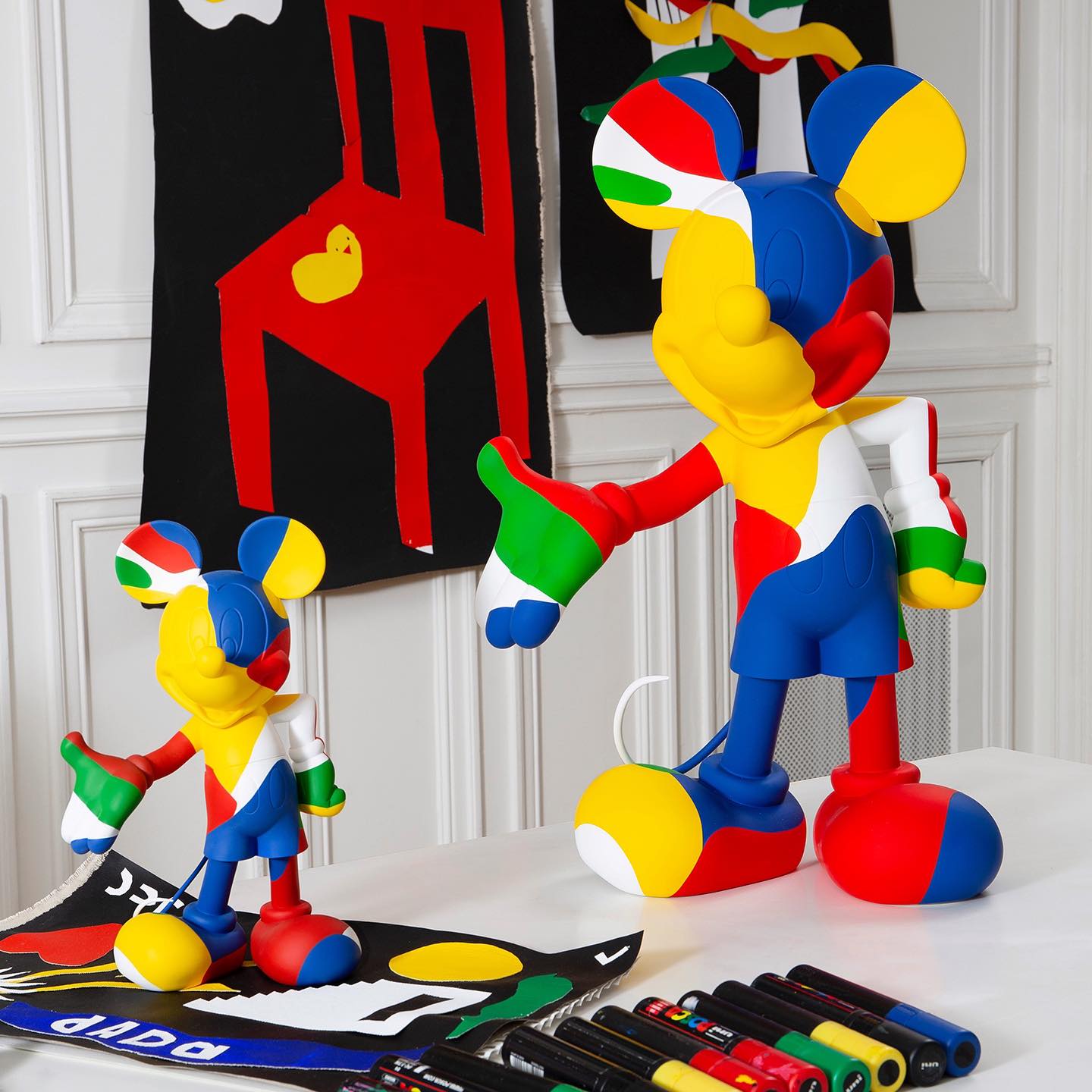 Mickey Kolor by Jean-Charles De Castelbajac, 30cm