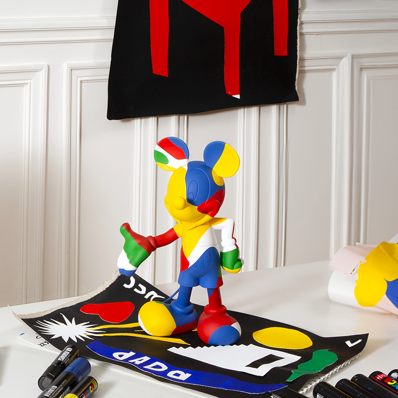 Mickey Kolor by Jean-Charles De Castelbajac, 30cm