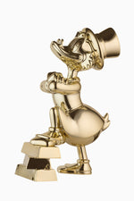 Uncle Scrooge Ingots Chromed Small Figurine - Gold