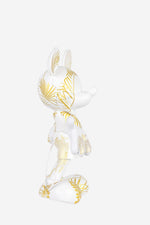 Star Style Mickey Small Figurine - White/Gold