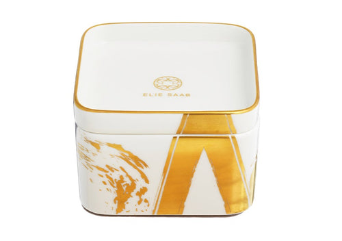 Golden Sumi-e Small Chocolat Box – 12cm