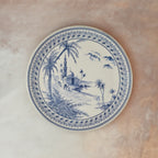 Blue Mismatched  Cake Plate (Ø 30cm)