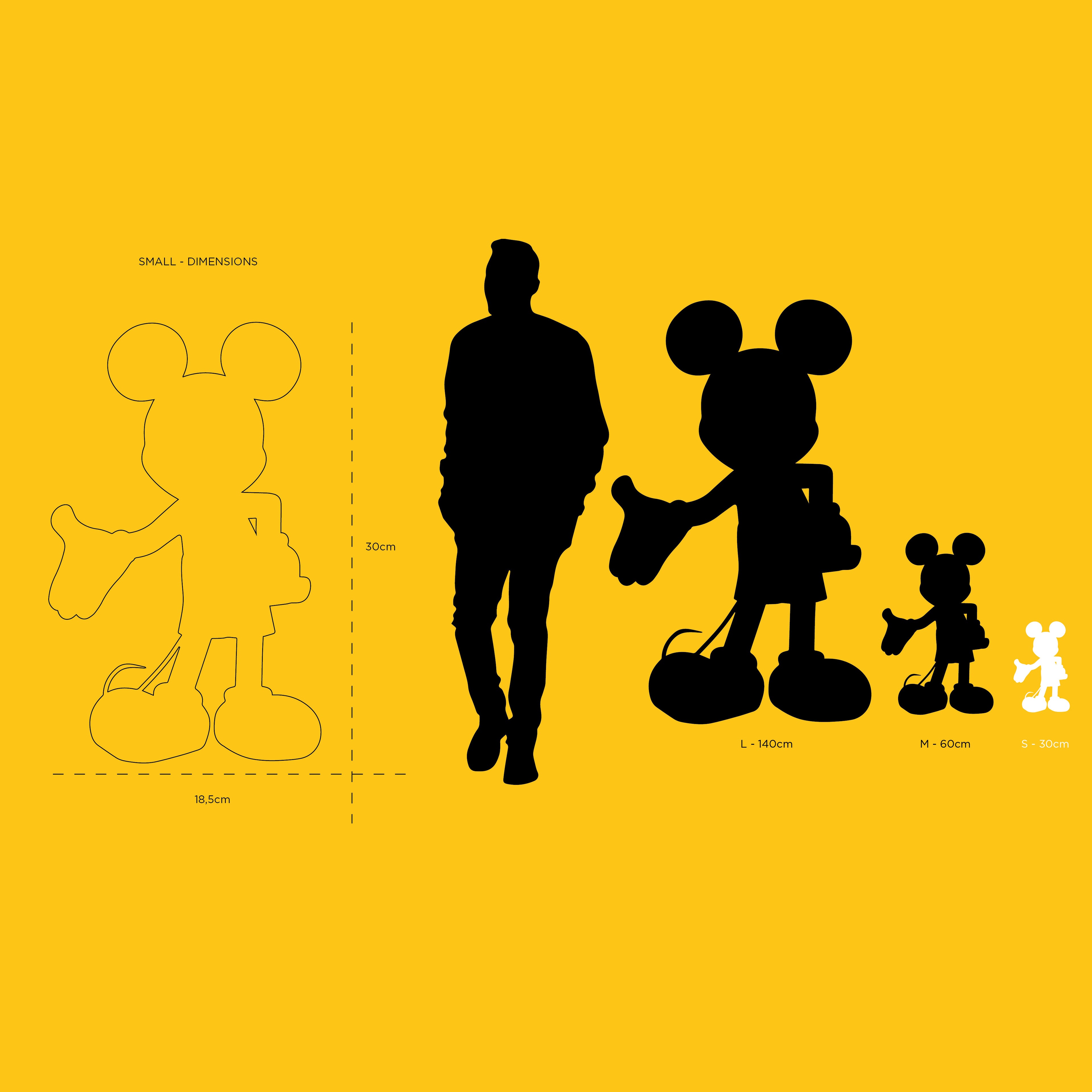 Mickey Kolor by Jean-Charles De Castelbajac, 30cm