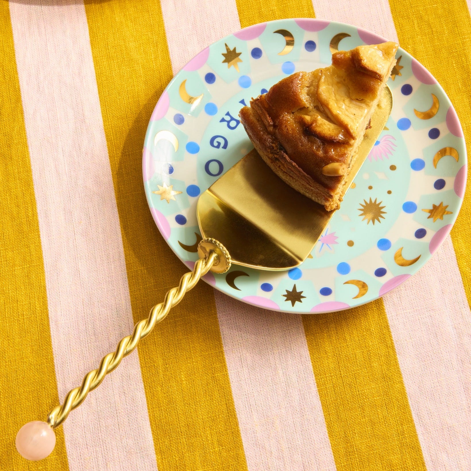 Torchon Cake Shovel – Gold, 27.5 cm