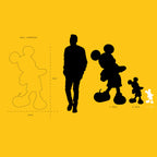 Mickey with Love Resin Figurine, BG (H:30cm Small Edition)