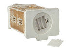 Gingerbread LED House Figurine – Holiday Decoration