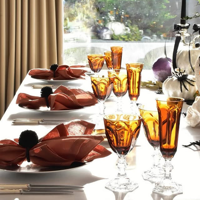 Dolce Vita Acrylic Champagne Flute, Amber