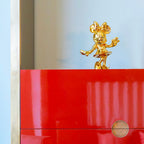 Minnie Welcome Chromed Resin Figurine, 31cm