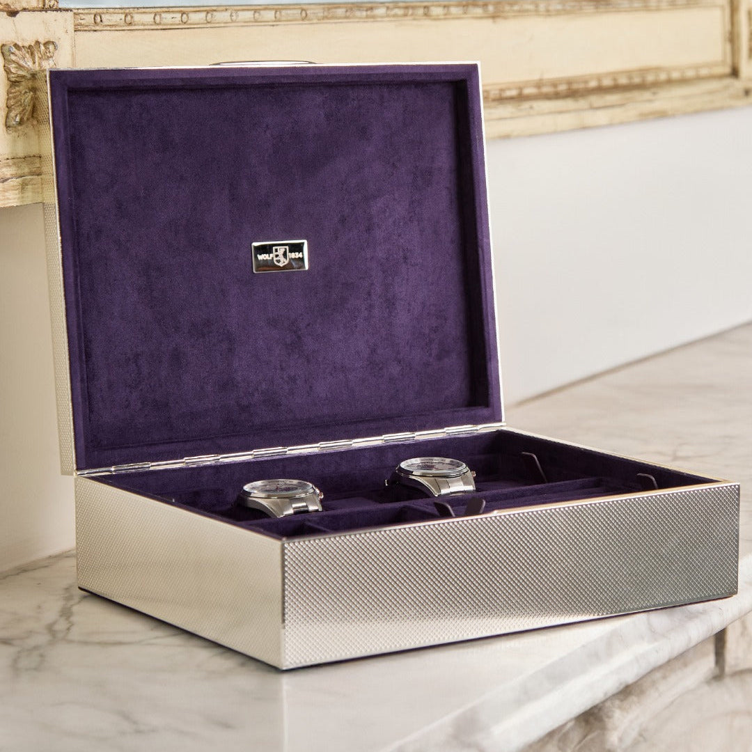 Silver Large Watch Jewellery and Legacy Box