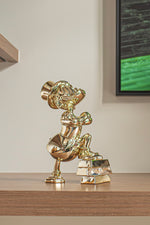 Uncle Scrooge Ingots Chromed Small Figurine - Gold
