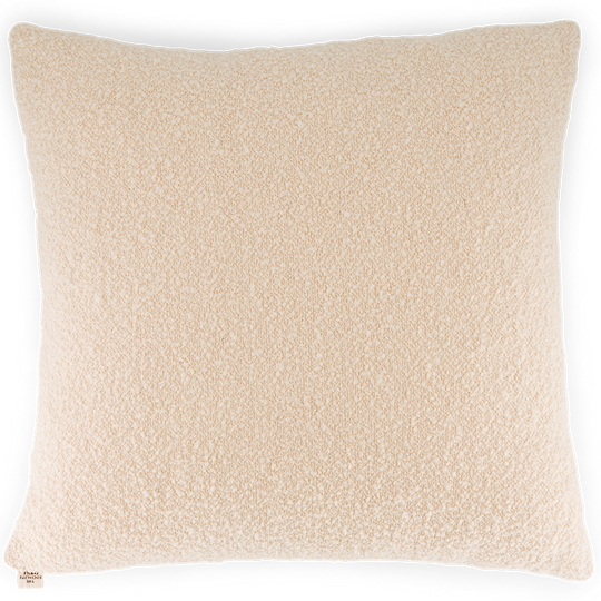 Carino Cushion — Cream White Curly Wool (45x 45cm)