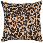 Carino Cushion — Leopard Jacquard (50 × 30 cm).