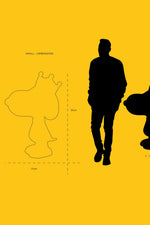 Snoopy Crown Bicolor Small Figurine - White/Gold