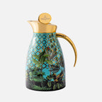Amazonia 0.7L Thermos Gold Leaves Gold for Home