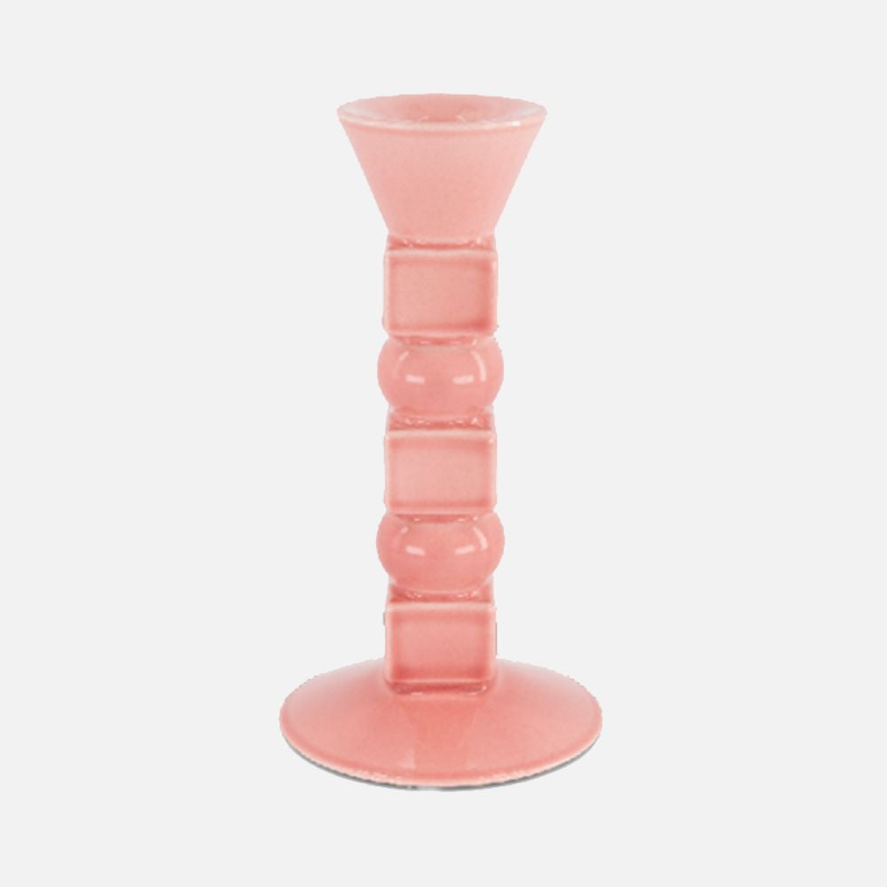 Anna Candle Holder – Small Model in powder pink (rose poudre)
