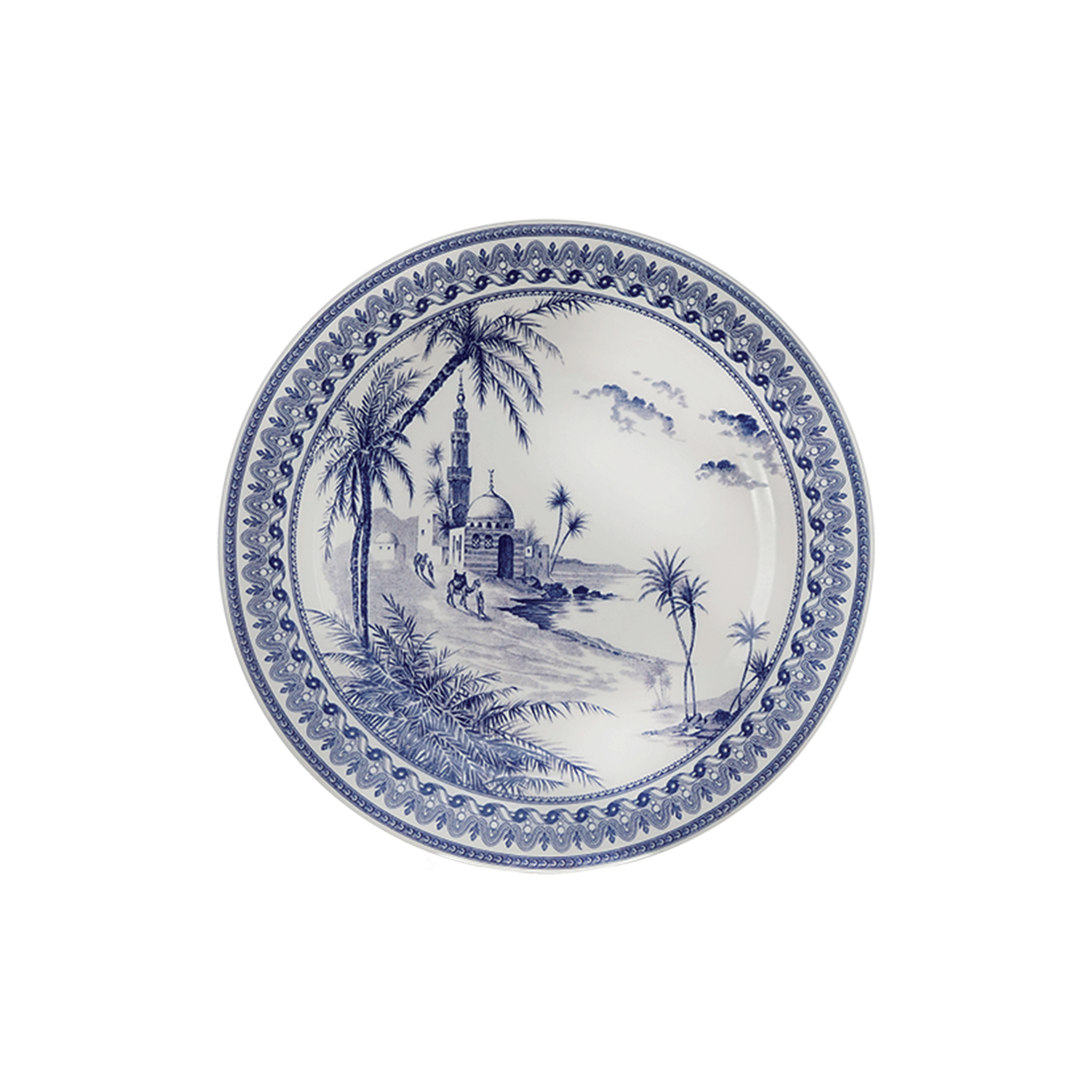 Les Dèpareillèes Bleu Assorted Dessert Plates, 23cm, Set of 6