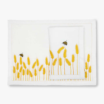 Wheat Placemat - White