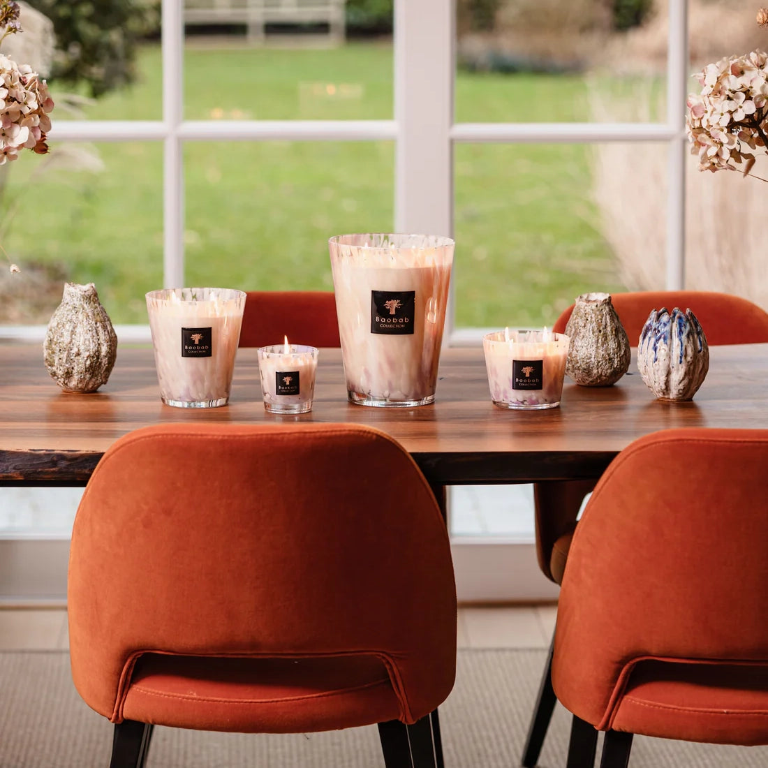 Baobab White Pearls Scented Candle – Max 16